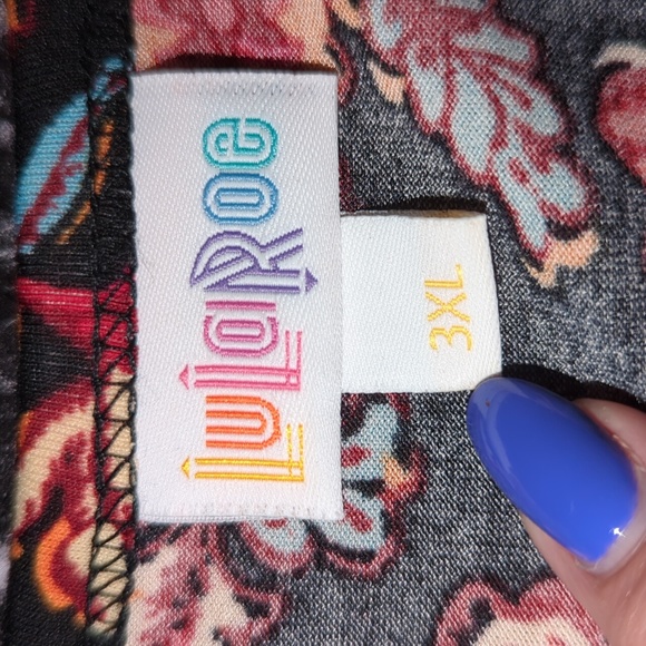 LuLaRoe Floral Maxi EUC 2x/3x - Picture 8 of 10